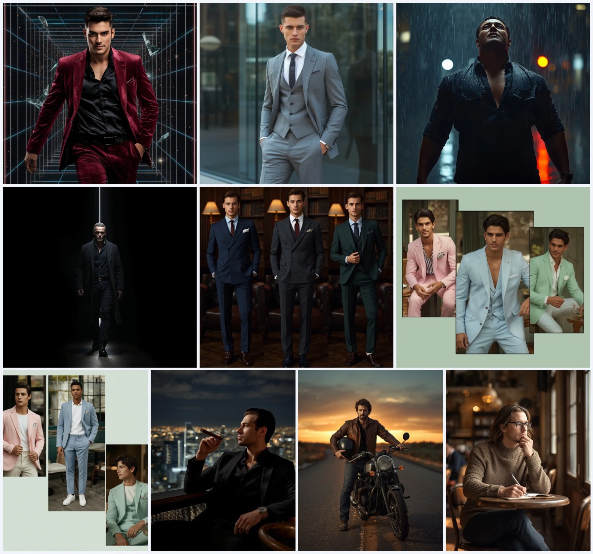 Best 10 4K AI Prompts for Men’s Hyper Detailed Photography Showcasing Fine Textures and Sharp Clarity