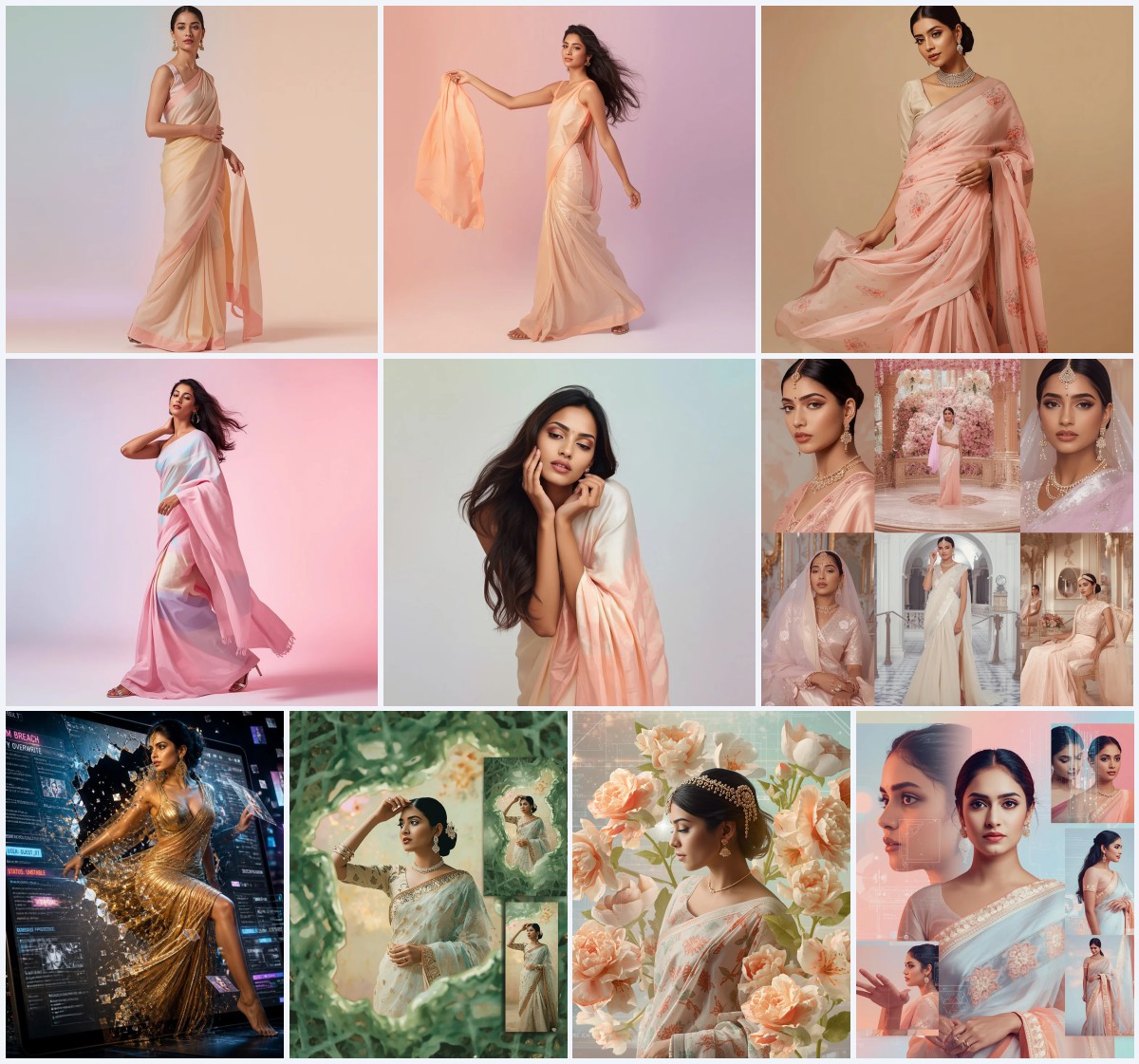 Best 10 South Indian Saree AI Prompts for Authentic Cultural Beauty