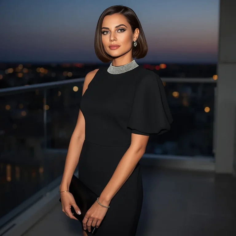 Classic Little Black Dress with a Modern Twist | Prompt for Gemini AI girl style trending Indian