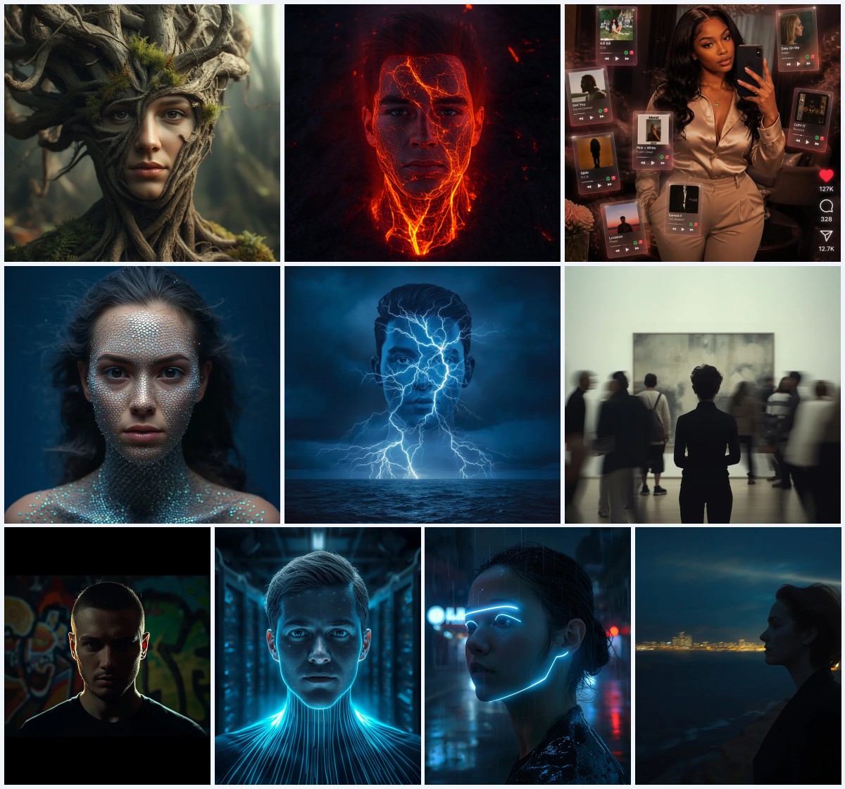 Top 10 AI Prompts for Aesthetic Abstract Photography with Dynamic Light and Color